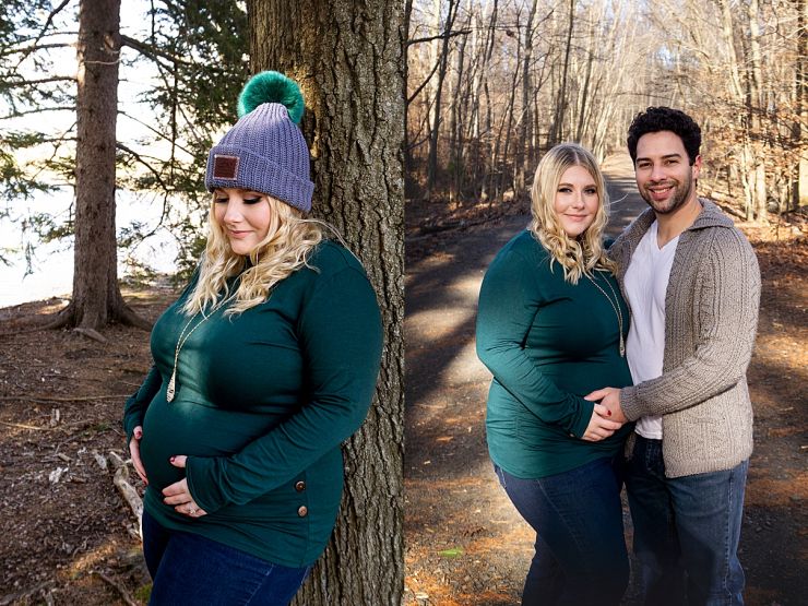 New Jersey Outdoor Maternity Session 