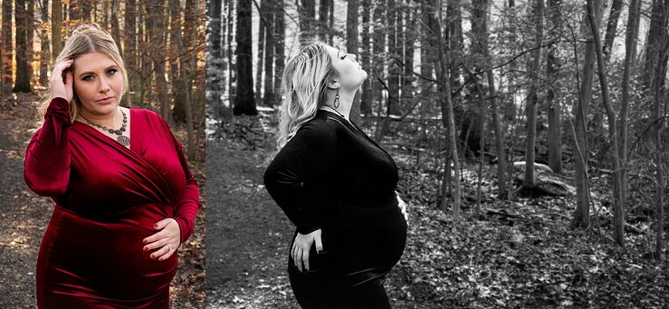 New Jersey Formal Outdoor Maternity Session