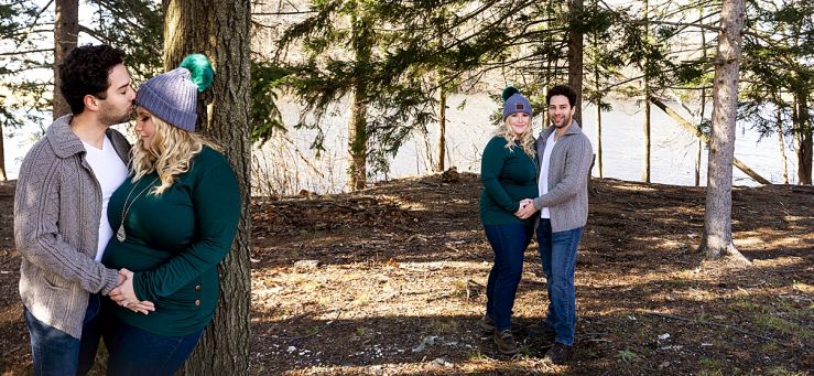 New Jersey Outdoor Maternity Session 